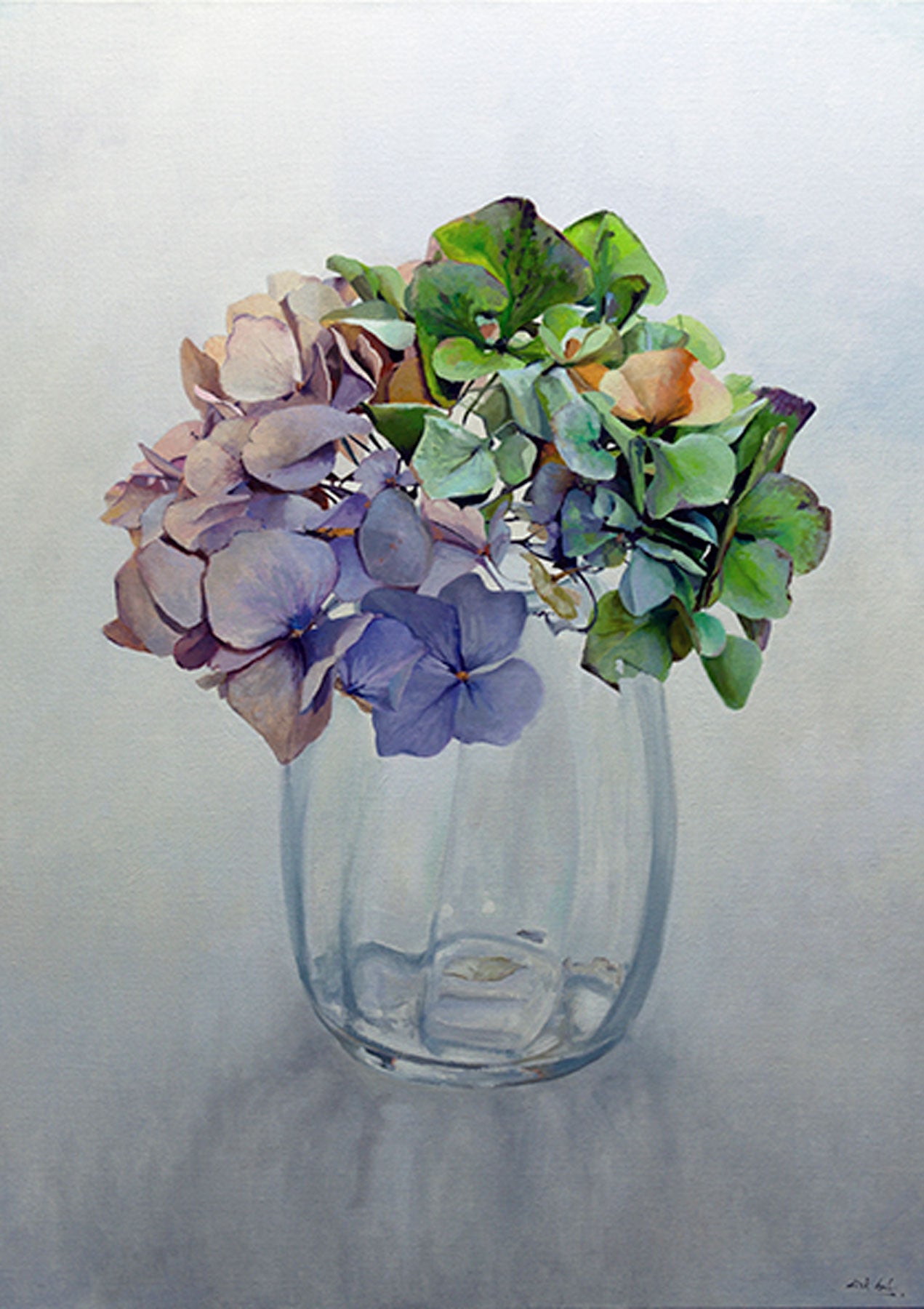Hortensia in vaasje