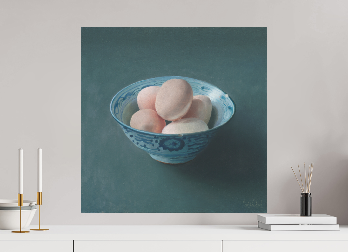 Chinese kom met eieren