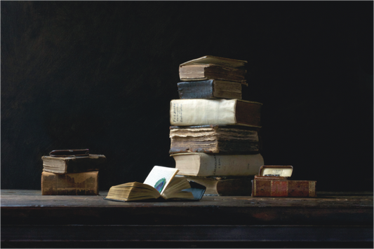 Main image Stilleven met oude boeken
