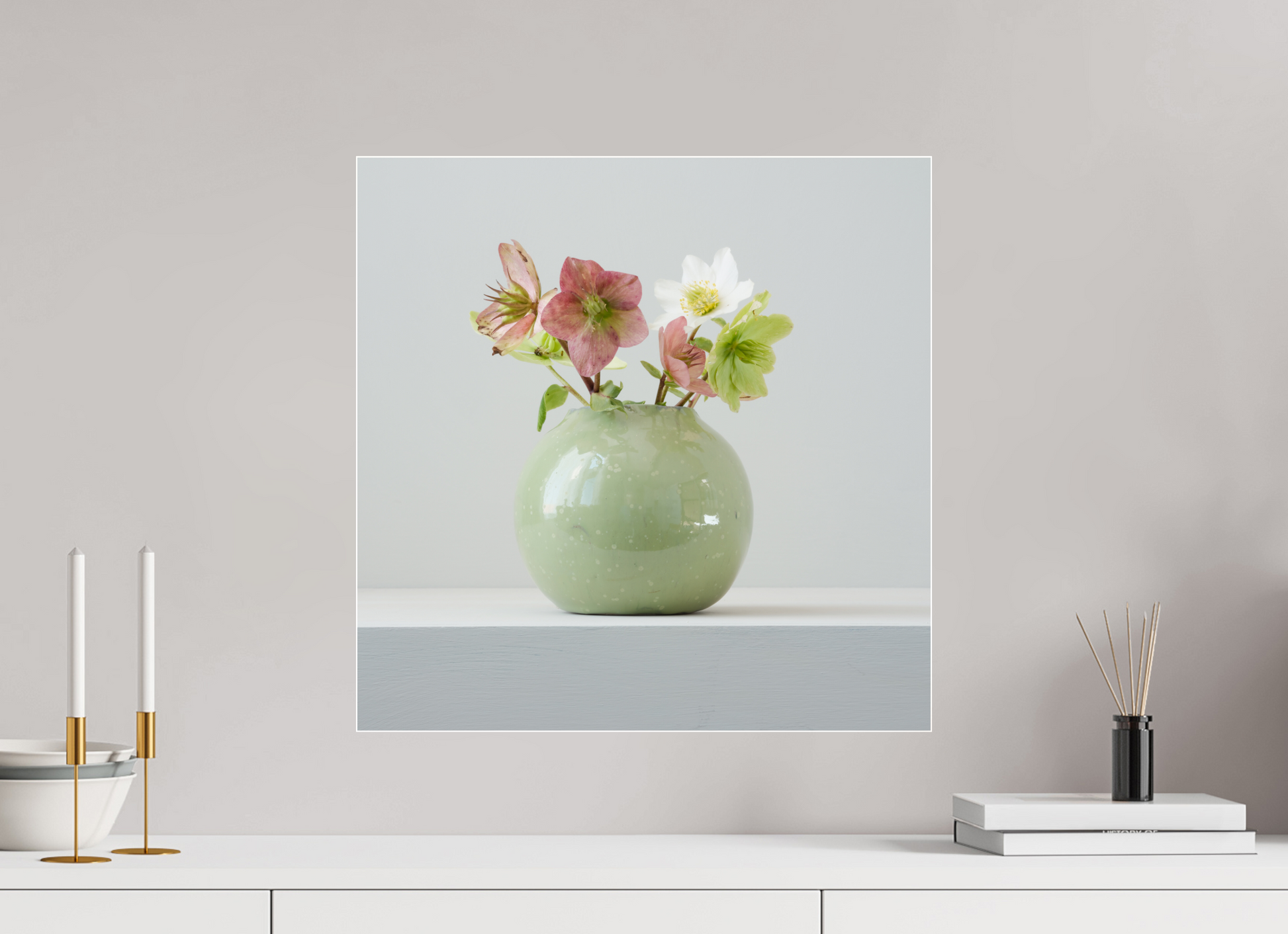 50 x 50 cm, x-niet gebruiken Acryl