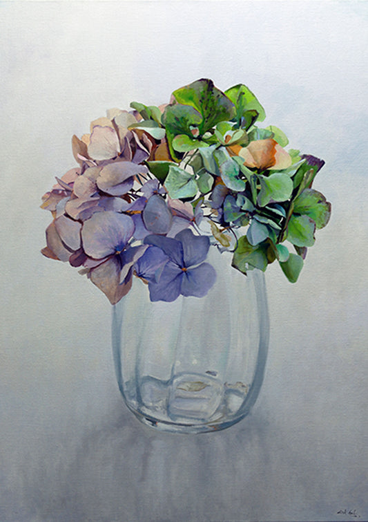 Hortensia in vaasje