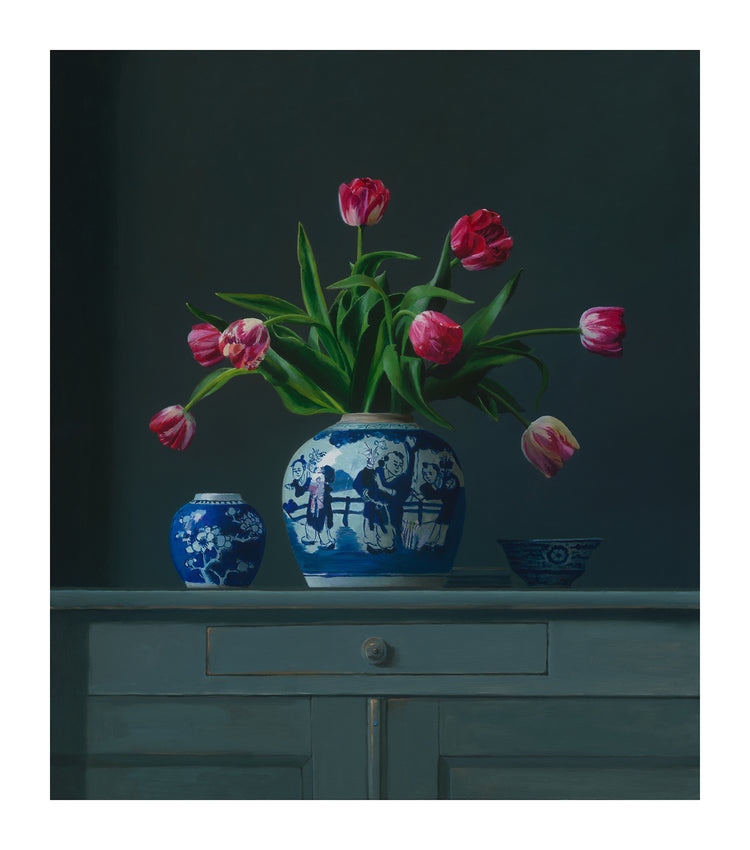 Giclee, tulpen uit Rotterdam
