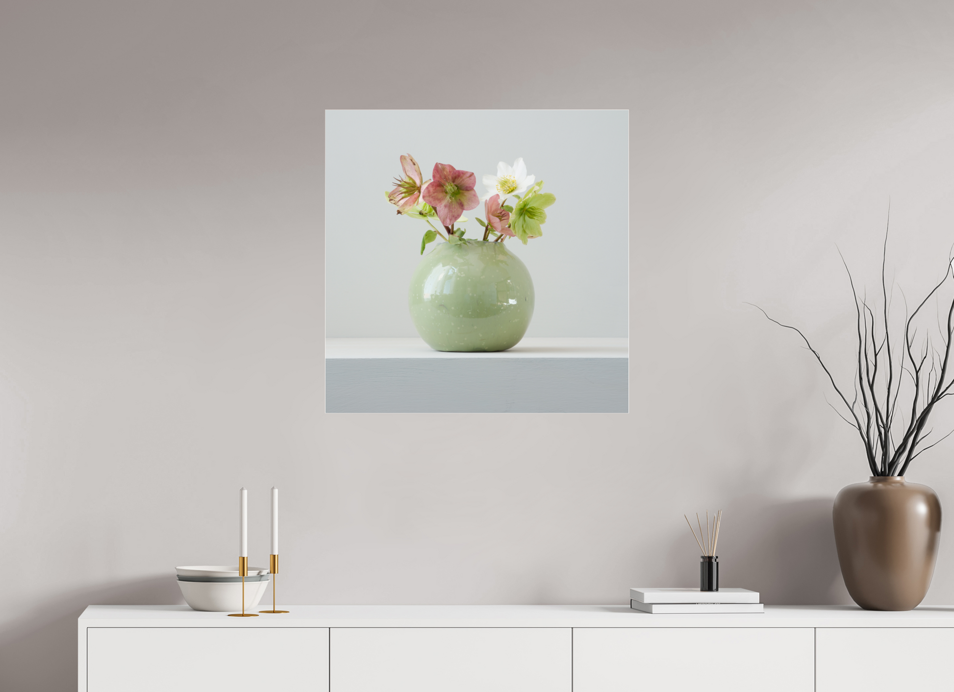 70 x 70 cm, x-niet gebruiken Acryl