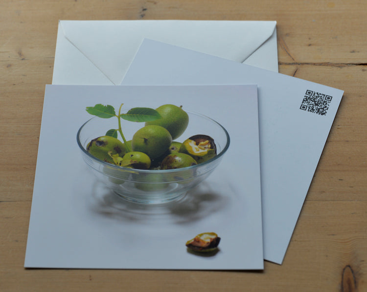 Set van 5 stilleven kaarten met envelop